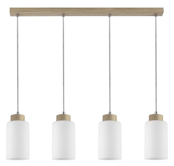 Spot-Light 1720474 - Luster na lanku BOSCO 4xE27/60W/230V