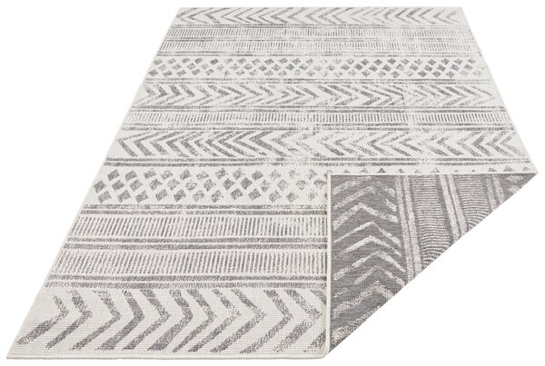 Hanse Home , Kusový koberec Twin Supreme 103862 Grey / Cream – na von aj na doma, 120x170, šedá, chodba / predsieň