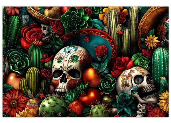 Obraz - Mexický koncept (90x60 cm)