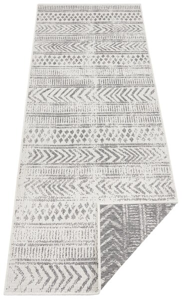 Hanse Home , Kusový koberec Twin Supreme 103862 Grey / Cream – na von aj na doma, 120x170, šedá, chodba / predsieň