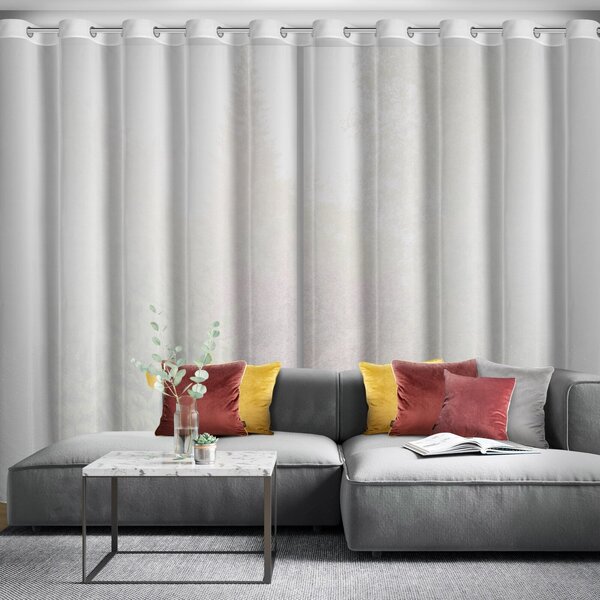 ZÁCLONA NA KRÚŽKOCH ARIADNA2 350X250 CM BIELA