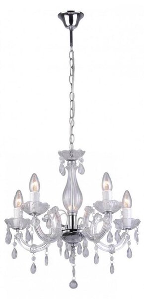 Zuma Line RLD94016-5A - Luster na reťazi MAGNOLIA 5xE14/40W/230V