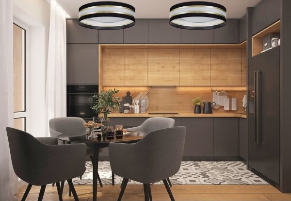 LED Stmievateľné stropné svietidlo SMART CORAL GOLD LED/24W/230V čierna/zlatá + DO