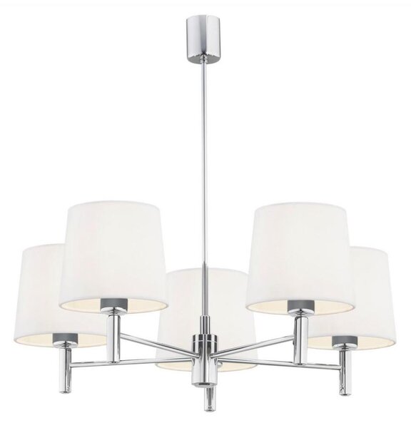 Argon 2110 - Luster na tyči BOLZANO 5xE27/15W/230V krémová