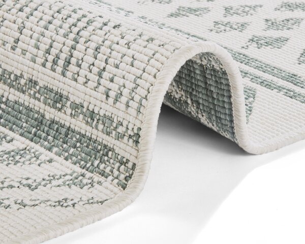 NORTHRUGS Kusový koberec Twin Supreme 103861 Green / Cream – na von aj na doma - 120x170 cm