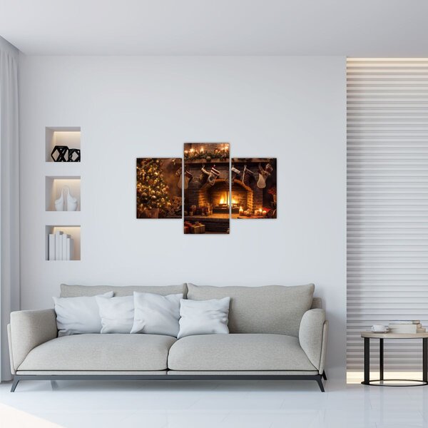 Obraz - Vianočná atmosféra (90x60 cm)