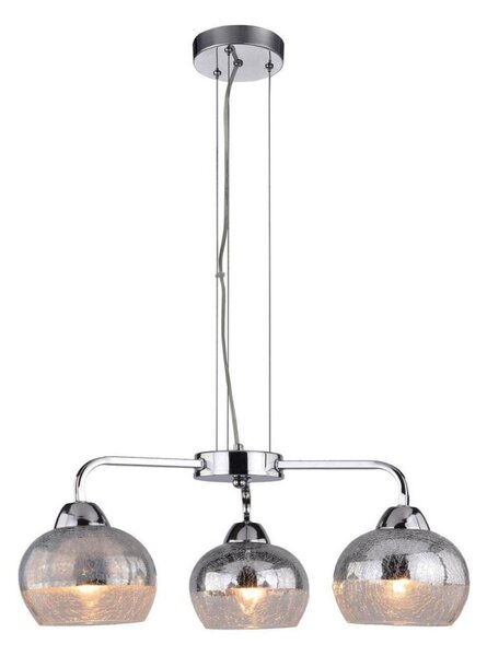 Luster na lanku CROMINA 3xE27/60W/230V