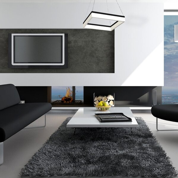 Závesné LED svietidlo Nero, 1x LED 32w, 4000k, b