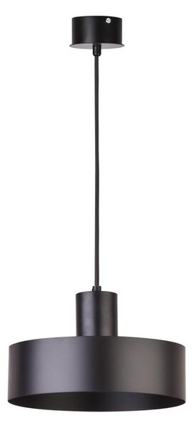 Luster na lanku RIF 1xE27/60W/230V pr. 25 cm čierna