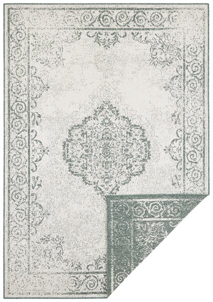 NORTHRUGS - Hanse Home koberce Kusový koberec Twin Supreme 103869 Green / Cream – na von aj na doma - 120x170 cm