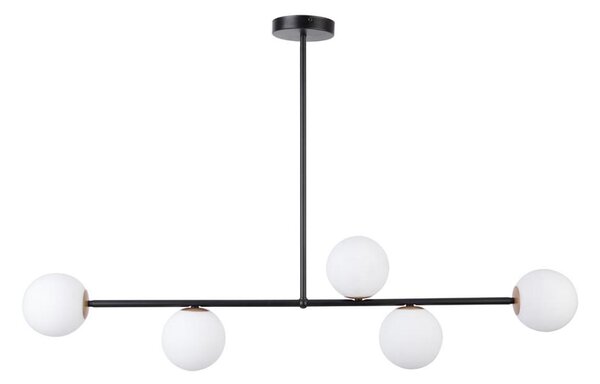 Luster na tyči GAMA 5xG9/12W/230V čierna