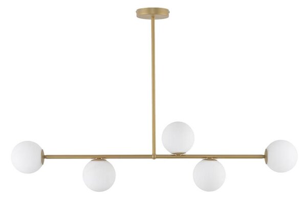 Luster na tyči GAMA 5xG9/12W/230V zlatá