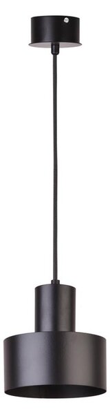 Luster na lanku RIF 1xE27/60W/230V pr. 15 cm čierna