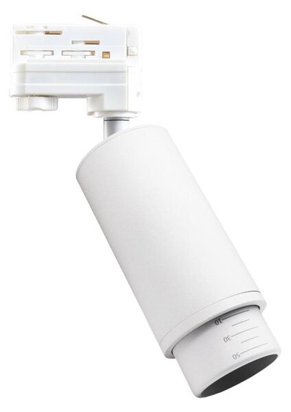 Bodové svietidlo do 3-fázového lištového systému MICA 1xGU10/25W/230V biela