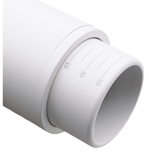 Bodové svietidlo do 3-fázového lištového systému MICA 1xGU10/25W/230V biela