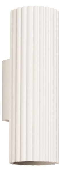 Nástenné svietidlo Karbon, 1x béžové kovové tienidlo, (20 cm)