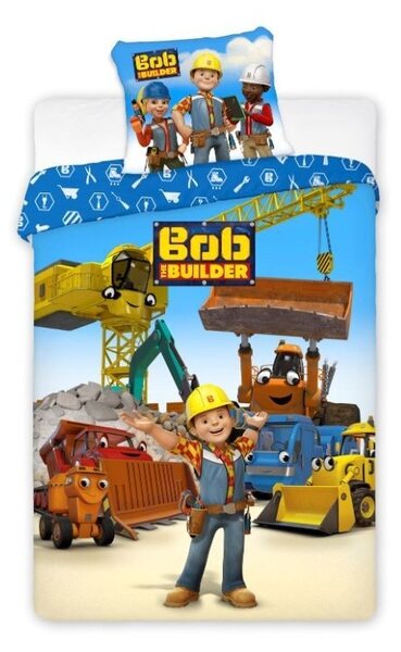 Obliečky Bob Staviteľ 140x200 + 70x90 cm FARO