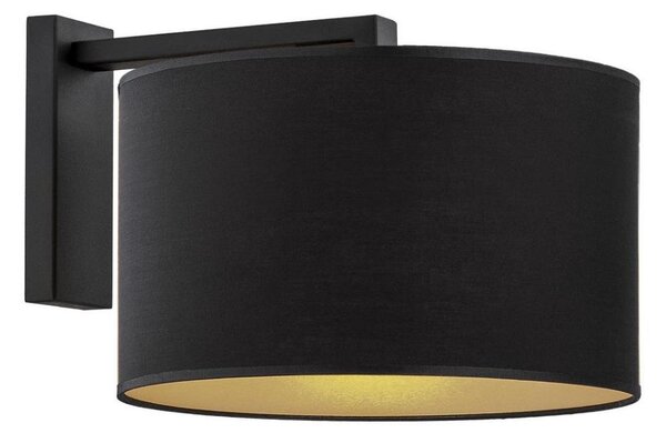 Argon 4340 - Nástenná lampa KARIN 1xE27/15W/230V čierna