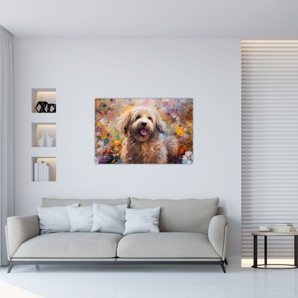 Obraz - Šťastný pes II. (90x60 cm)