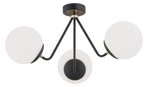 Argon 1478 - Prisadený luster TOMAR 3xE27/15W/230V čierna