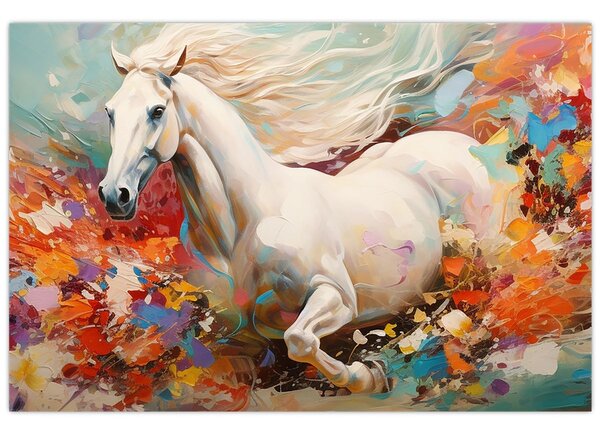 Obraz - Maľba koňa (90x60 cm)