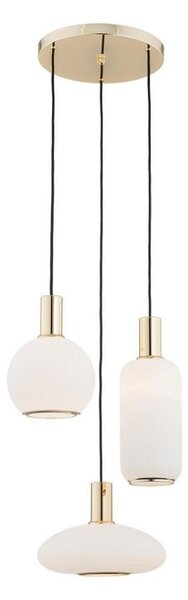 Argon 1489 - Luster na lanku SAGUNTO 3xE27/15W/230V mosadz