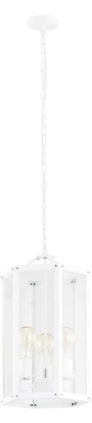 Argon 1251 - Luster na reťazi BODRUM 3xE27/15W/230V biela