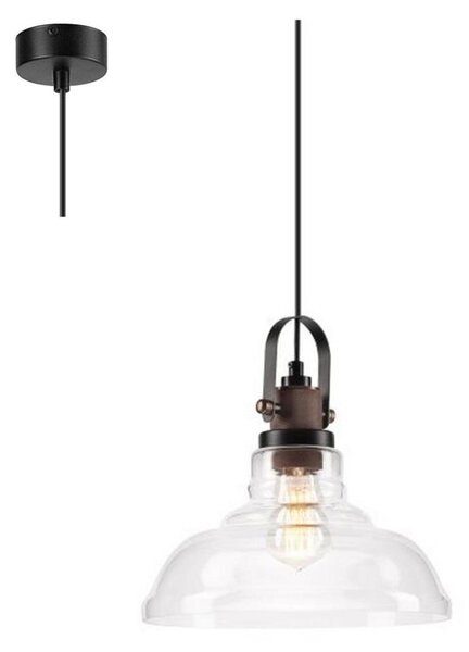 Luster na lanku SINGLE 1xE27/60W/230V