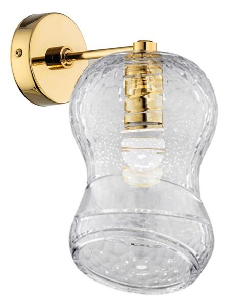 Argon 8046 - Nástenná lampa SALERNO 1xE27/15W/230V zlatá