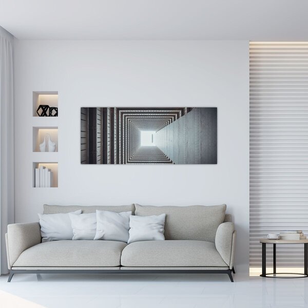 Obraz - Pohľad zvnútra budovy (120x50 cm)