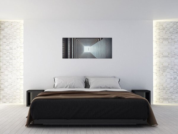 Obraz - Pohľad zvnútra budovy (120x50 cm)