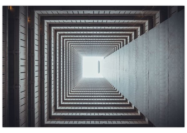 Obraz - Pohľad zvnútra budovy (90x60 cm)
