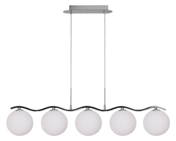 Luster na lanku RAMON 5xG9/40W/230V lesklý chróm