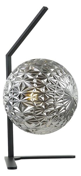 Klausen 108002 - Stolná lampa JUNO 1xE27/7W/230V šedá/čierna