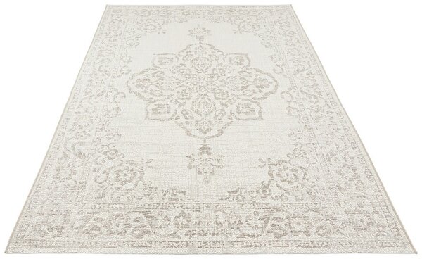 NORTHRUGS Kusový koberec Beach 103854 Cream / Beige – na von aj na doma - 200x290 cm