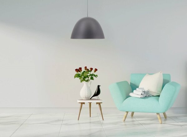 Klausen 111043 - Luster na lanku REVOLVE 1xE27/11W/230V šedá