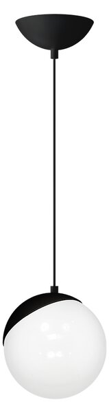 Závesné svietidlo Sfera, 1x biele sklenené tienidlo, b