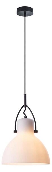 Klausen 111028 - Luster na lanku RACK 1xE27/11W/230V biela/čierna