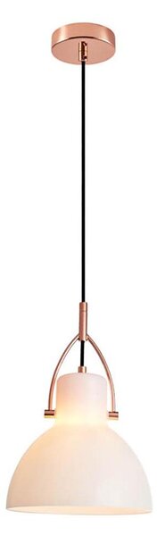 Klausen 111029 - Luster na lanku RACK 1xE27/11W/230V biela/medená
