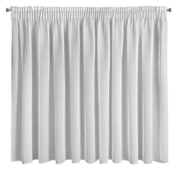 ZÁCLONA NA PÁSKE ANGELA 400X145 CM BIELA