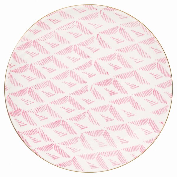 Porcelánový tanier Kassandra pale pink 20,5 cm