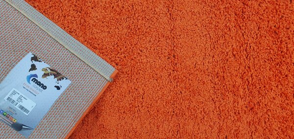 Mono Carpet , Kusový koberec Efor Shaggy 3419 Orange, 120x170, oranžová, obývacia izba