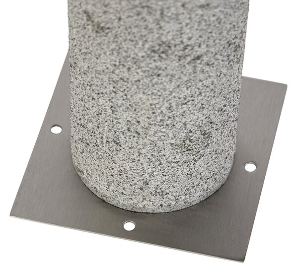Moderná vonkajšia stojaca lampa Granit 40 cm - Happy