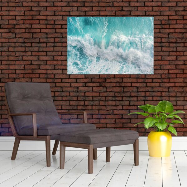 Obraz - Pohľad na vlny oceánu (90x60 cm)