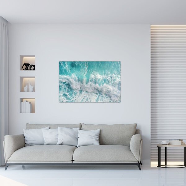 Obraz - Pohľad na vlny oceánu (90x60 cm)
