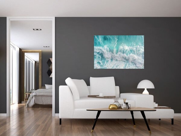 Obraz - Pohľad na vlny oceánu (90x60 cm)