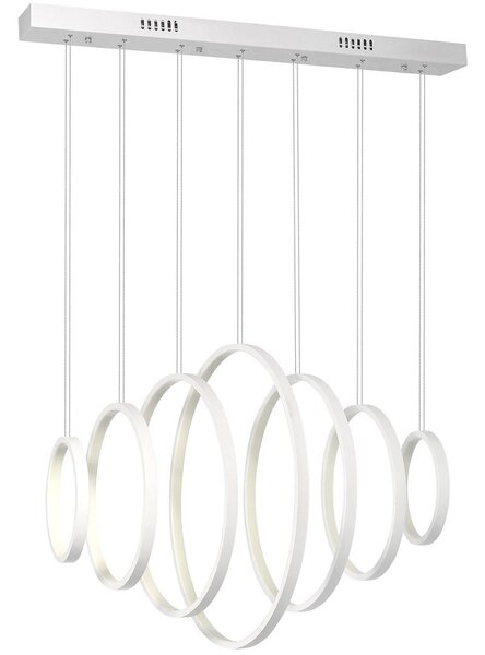 Závesné LED svietidlo Pixels, 7x LED 96w, 4000k, w