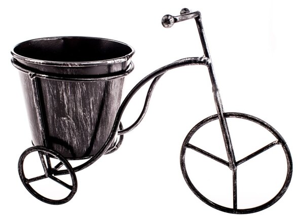 Kvetináč v kovovom stojane Dakls Bicycle