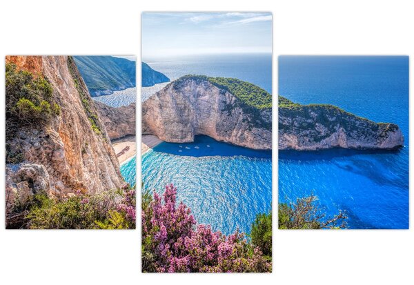 Obraz - Pláž Navagio, Grécko (90x60 cm)