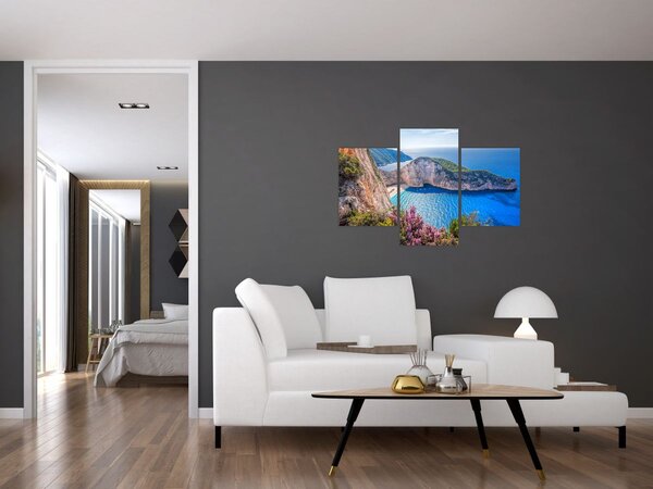 Obraz - Pláž Navagio, Grécko (90x60 cm)